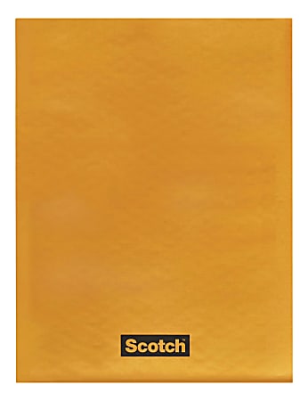 Scotch® Self-Adhesive Bubble Mailers, 8-1/2" x 14-1/2", Tan, Set Of 100 Mailers