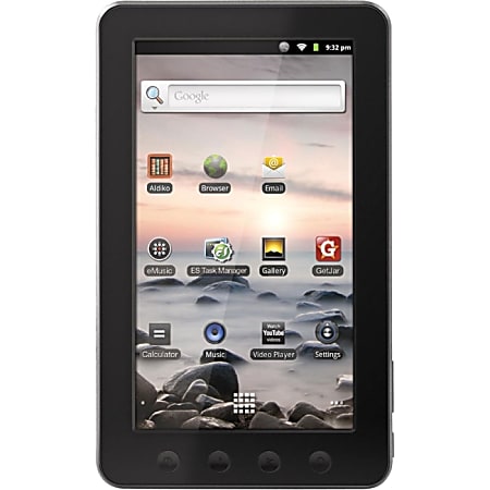 Coby Kyros MID7012-4G 7" 4 GB Tablet - Wi-Fi - Telechips 800 MHz