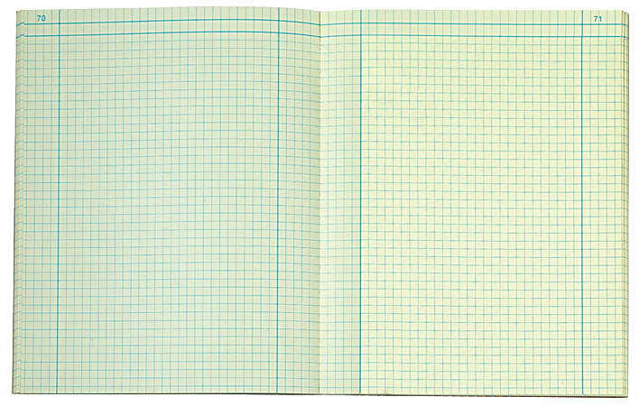 TOPS Computation Notebook 11 34 x 9 14 4 x 4 Quad 75 Sheets 
