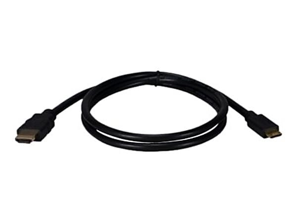QVS High-Speed HDMI To Mini HDMI With Ethernet 1080p HD Camera Cable, 6.56'