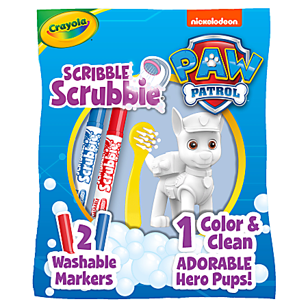 Crayola® Scribble Scrubbie™ Pets! allows kids to customize their pets with markers then scrub them & begin again!
