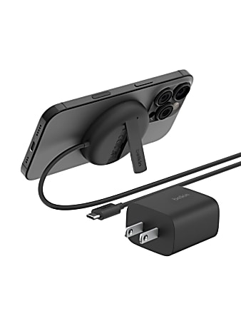 Belkin BoostCharge Pro Magnetic Wireless Charging Pad, Black, WIA011TTBK