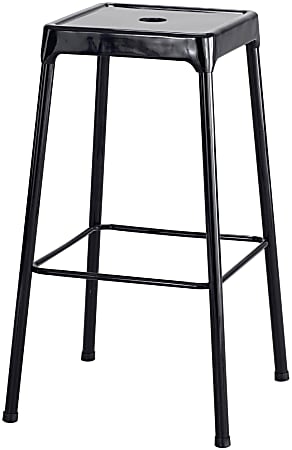 Safco® Steel Bar Stool, Black