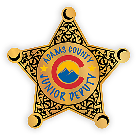 Custom Full-Color Printed Labels And Stickers, Sheriff Star,