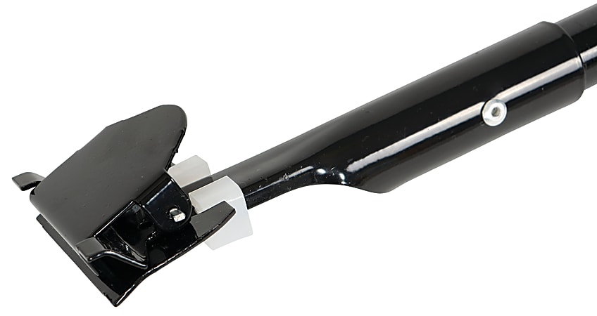 Globe Commercial Products Snap-On Metal Dust Mop Handle, 60", Black, 3108