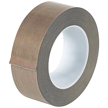Office Depot® Brand PTFE Glass Cloth Tape, 3 Mils, 3" Core, 1.5" x 54', Brown