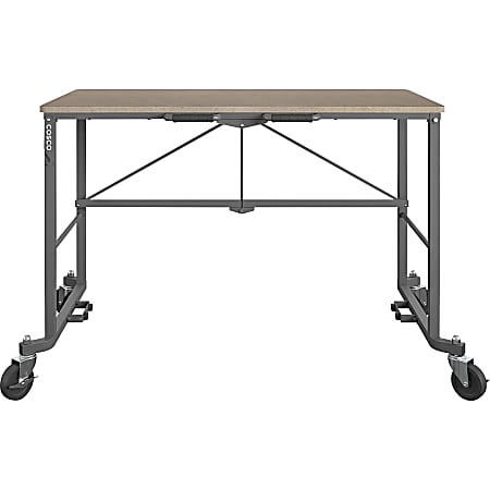 Cosco Smartfold Portable Work Desk Table - For - Table TopRectangle Top - Four Leg Base - 4 Legs - 350 lb Capacity x 51.40 Cosco Smartfold Portable Work Desk Table - For - Table TopRectangle Top - Four Leg Base - 4 Legs - 350 lb Capacity x 51.40