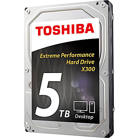 Toshiba X300 HDWE150XZSTA 5 TB Hard Drive - 3.5" Internal - SATA (SATA/600) - 7200rpm - 128 MB Buffer - 2 Year Warranty