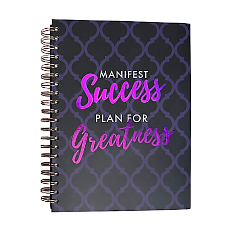 2025 Miami Posh, LLC My Posh Planner Mini Monthly/Daily/Weekly Appointment Planner, 7” x 5”, Black, January To December