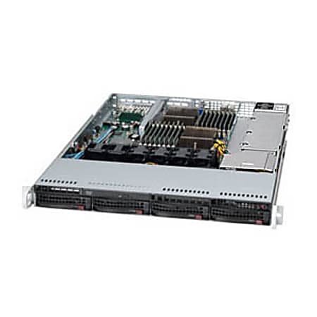 Supermicro A+ Server 1022G-NTF Barebone System - 1U Rack-mountable - AMD SR5670 Chipset - Socket G34 LGA-1944 - 2 x Processor Support - Black - 256 GB DDR3 SDRAM DDR3-1333/PC3-10600 Maximum RAM Support - Serial ATA/300 RAID Supported Controller