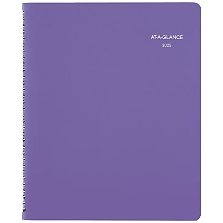 2025-2026 AT-A-GLANCE® Beautiful Day Weekly/Monthly Appointment Book Planner, 8-1/2" x 11", Lavender, January To January