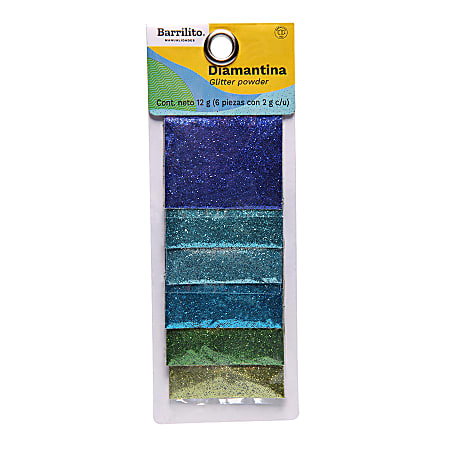 Creative Glitter, Blue/Green Mix, Total Qty 1
