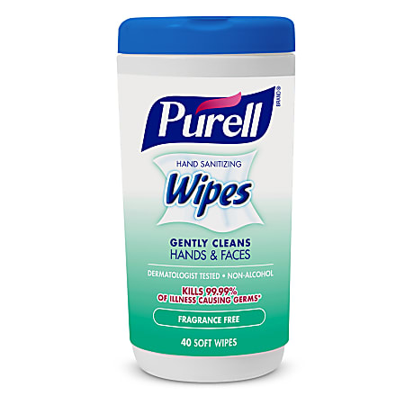 Purell® Hand Sanitizing Wipes, Unscented