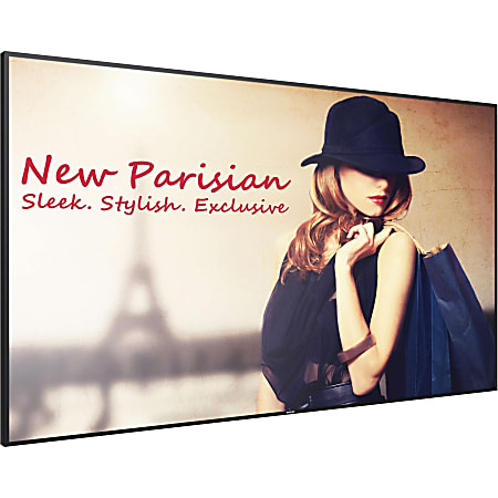 Philips D-Line 75BDL4150D Digital Signage Display - 74.5" LCD Cortex A53 1.50 GHz - 4 GB - 3840 x 2160 - LED - 500 Nit - 2160p - HDMI - USB - DVI - Serial - Wireless LAN - Ethernet - Black