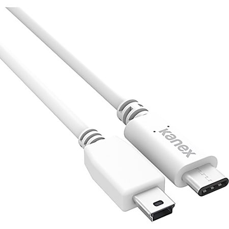 Kanex USB Data Transfer Cable - 3.94 ft USB Data Transfer Cable - Type C USB - Mini Type B USB