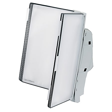 Tarifold TW271 10-Pocket Modular Wall Expansion Reference System, 12"H x 14"W x 14"D, Gray