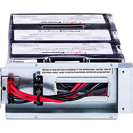 CyberPower RB1290X3R Replacement Battery Cartridge - 3 X 12 V / 9 Ah Sealed Lead-Acid Battery, 18MO Warranty