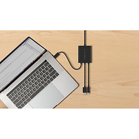 Belkin CONNECT Digital Multiport to HDMI AV Adapter - for Notebook/Tablet PC - USB Type A - USB Type-C - HDMI - Mini DisplayPort - Thunderbolt - Wired