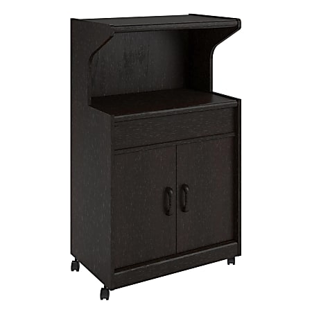 Ameriwood home reggie microwave clearance cart with shelf