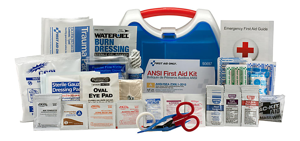 First Aid Only ReadyCare First Aid Kit, Small, White, 141 Pieces