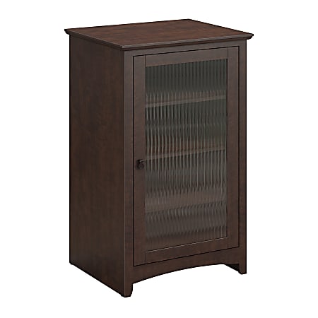 Bush Furniture Buena Vista Media Cabinet, Madison Cherry, Standard Delivery