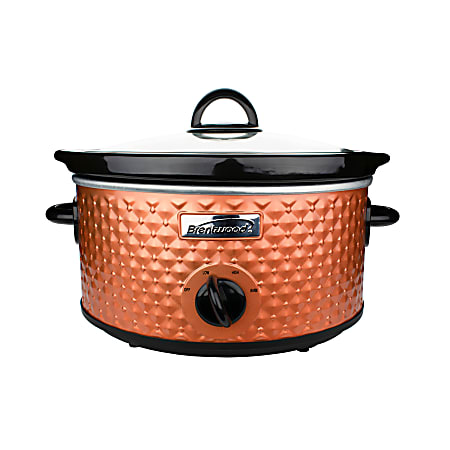 Brentwood 8 Quart Stainless Steel Slow Cooker - Office Depot