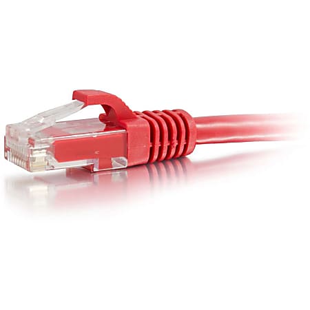 C2G-5ft Cat6 Snagless Crossover Unshielded (UTP) Network Patch Cable - Red - Category 6  - 31381