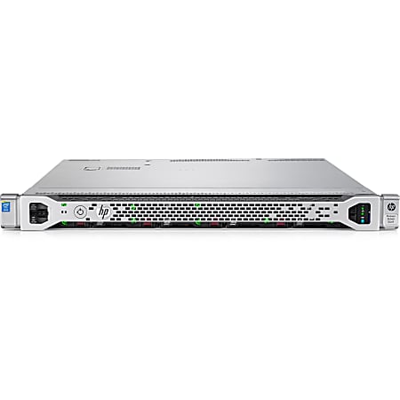 HPE ProLiant DL360 G9 1U Rack Server - 1 x Xeon E5-2609 v3 - 8 GB RAM HDD SSD - 12Gb/s SAS Controller - 2 Processor Support - 0, 1, 5 RAID Levels - Matrox G200 Graphic Card - Gigabit Ethernet - 8 x SFF Bay(s)500 W