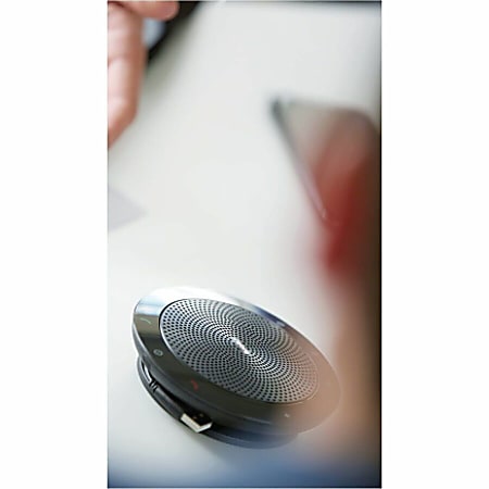 Jabra Speak 510 MS Speakerphone WiredWireless Bluetooth Skype for