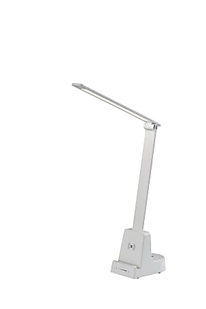 Adesso® Simplee Cody AdessoCharge LED Desk Lamp, 24-1/2"H, White