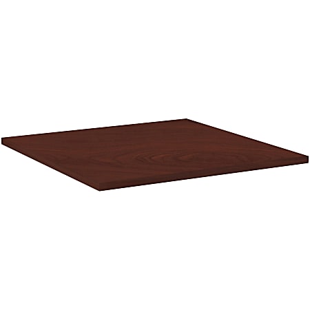 Lorell® Hospitality Square Table Top, 36"W, Mahogany