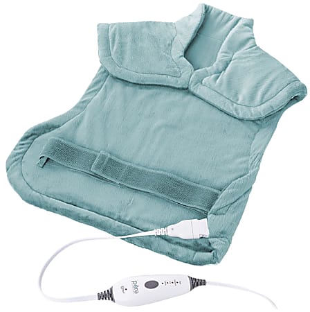 Pure Enrichment PureRelief XL King Size Heating Pad, 23-1/2" x 11-1/2", Sea Glass