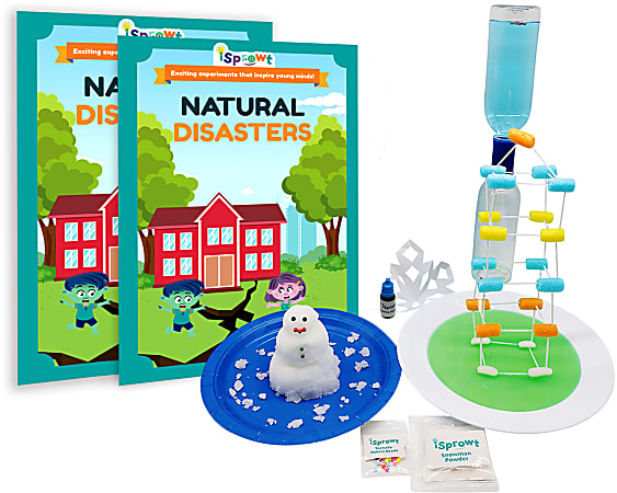 iSprowt STEM Science Class Kits, Natural Disasters, Pack Of 20 Kits