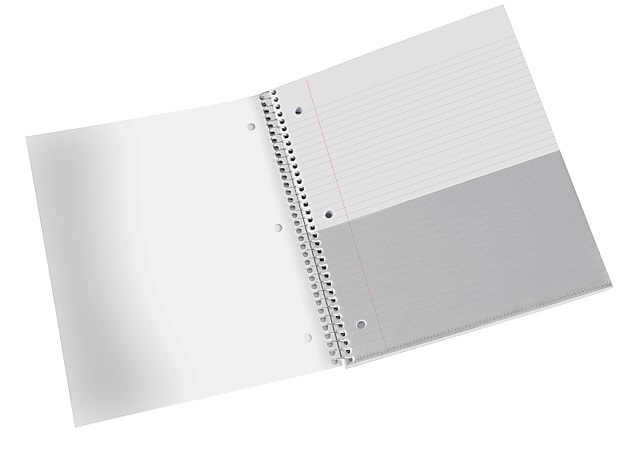 Office Depot Brand Stellar Poly Notebook 8 12 x 11 5 Subject College ...