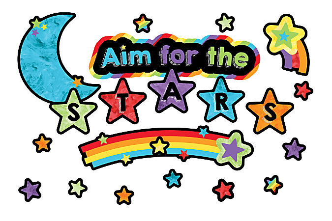 Carson-Dellosa Celebrate Learning Aim For The Stars Mini Bulletin Board Set