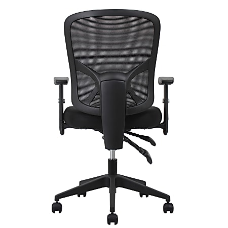 OFM Essentials 3 Paddle Ergonomic Mesh High Back Chair BlackSilver - Office Depot