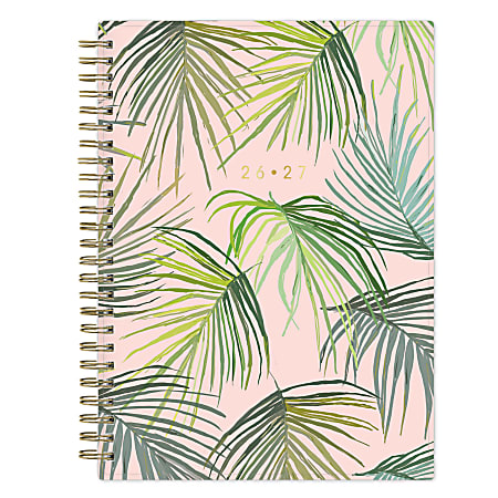 Planner Notes AM-AJ Palm Leaves 5.875x8.625 AY26–27