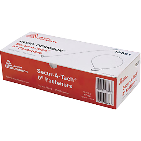 Monarch Secure-A-Tach Fasteners - 1000 Fastener(s) Polypropylene