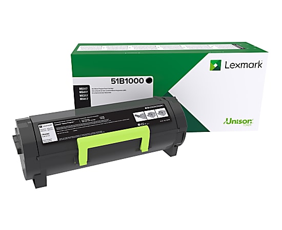 Lexmark™ 51B1000 Return Program Black Toner Cartridge