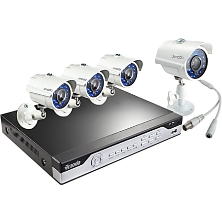 Zmodo 8CH H.264 960H Home Security System with 4 700TVL IR Cameras