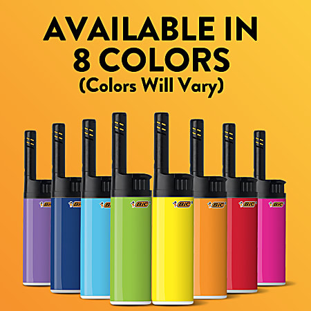 BIC EZ Reach Lighter With Extended Wand 4 14 H x 1 W x 12 D Assorted ...