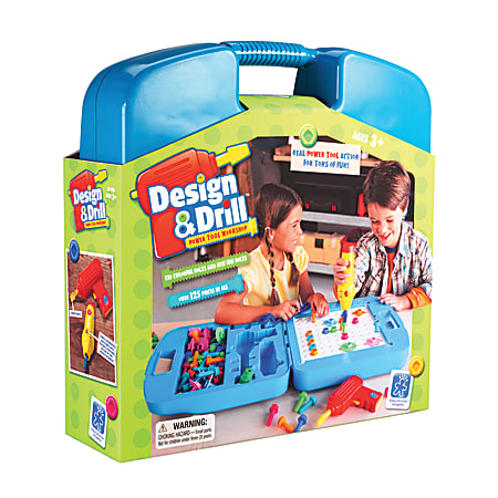 Educational Insights Design Drill Power Tool Workshop Assorted