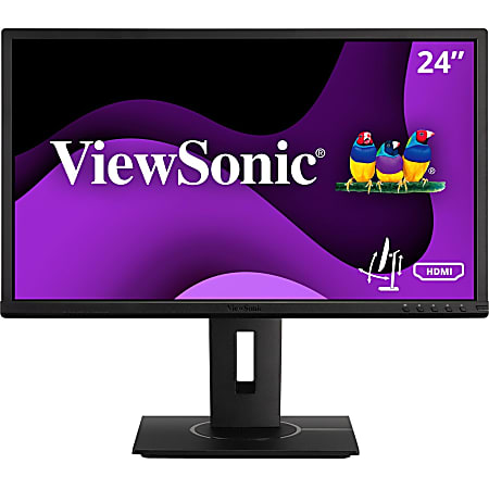 Viewsonic VG2440 23.6" Full HD LED LCD Monitor - 16:9 - Black - 24" Class - MVA technology - 1920 x 1080 - 16.7 Million Colors - 250 Nit - 5 ms - 75 Hz Refresh Rate - HDMI - VGA - DisplayPort - USB Hub