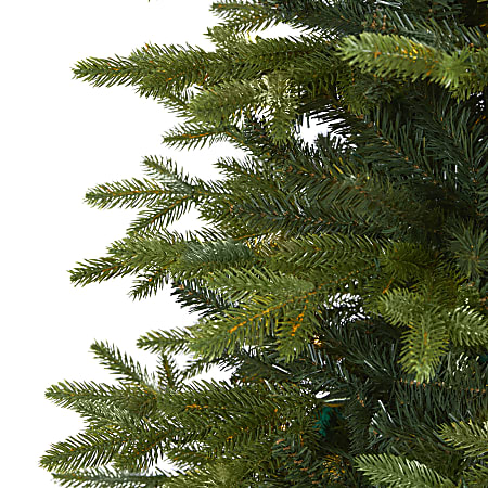 Nearly Natural Belgium Fir 96 H Artificial Christmas Tree With Bendable ...