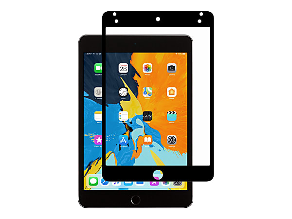 Moshi iVisor - Screen protector for tablet - frame color black - for Apple iPad mini 5 (5th generation)