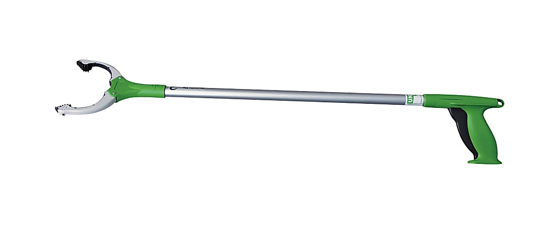 Unger Nifty Nabber Aluminum Extension Arm, 32", Green/Silver