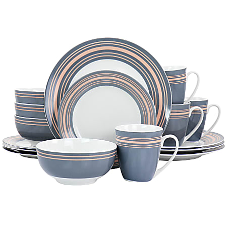 Gibson Home Dinnerware Set - Service for 4 Gibson
