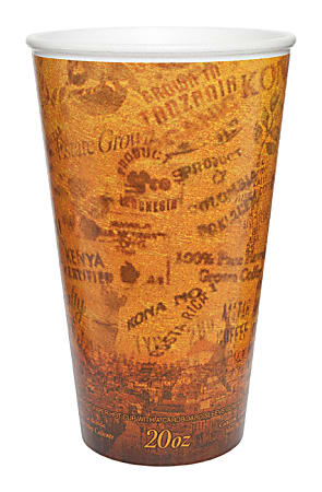 Dart Escape Print ThermoThin Insulated Cup - 20 fl oz - Multi - Foam - Hot Drink, Cold Drink, Beverage - 20/Bag - 25 / Carton