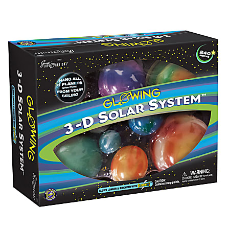 Great Explorations Glowing 3-D Solar System, Pre-K To