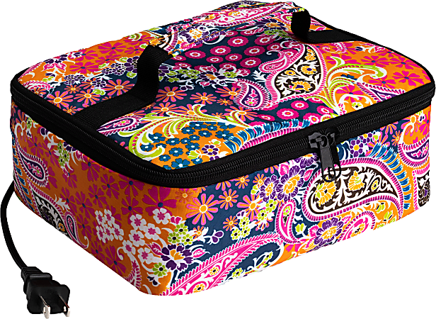 HOTLOGIC Portable Personal Mini Oven, Paisley